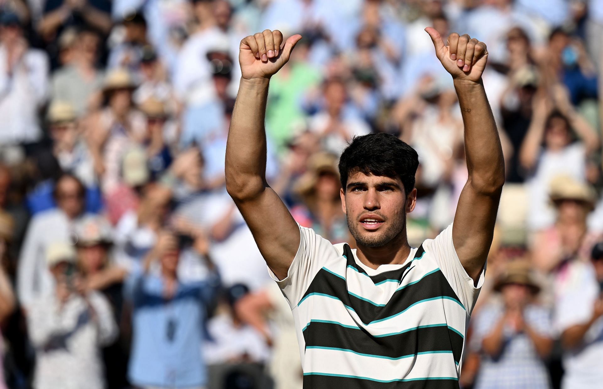 Carlos Alcaraz at the HSBC Championships 2025. (Photo: Getty)